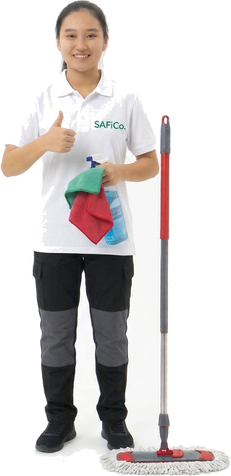 Клинер Safico на уборке